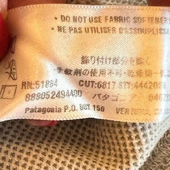 Patagonia Men's Capilene Long Sleeve Gray Crew Neck Style 44420 Size Medium - Picture 9 of 9